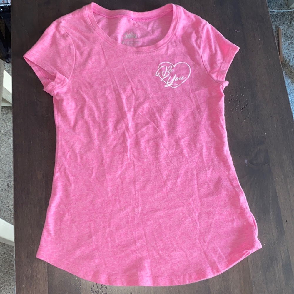 Justice | Girls Pink Short Sleeve T-Shirt Size 8